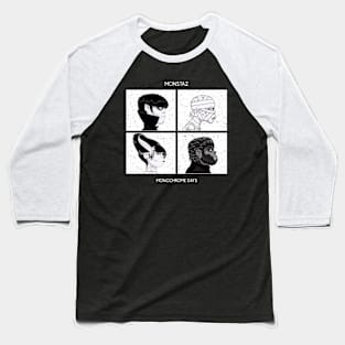 Monstaz - Monochrome Days Baseball T-Shirt